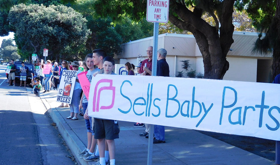 Protest Planned Parenthood's President