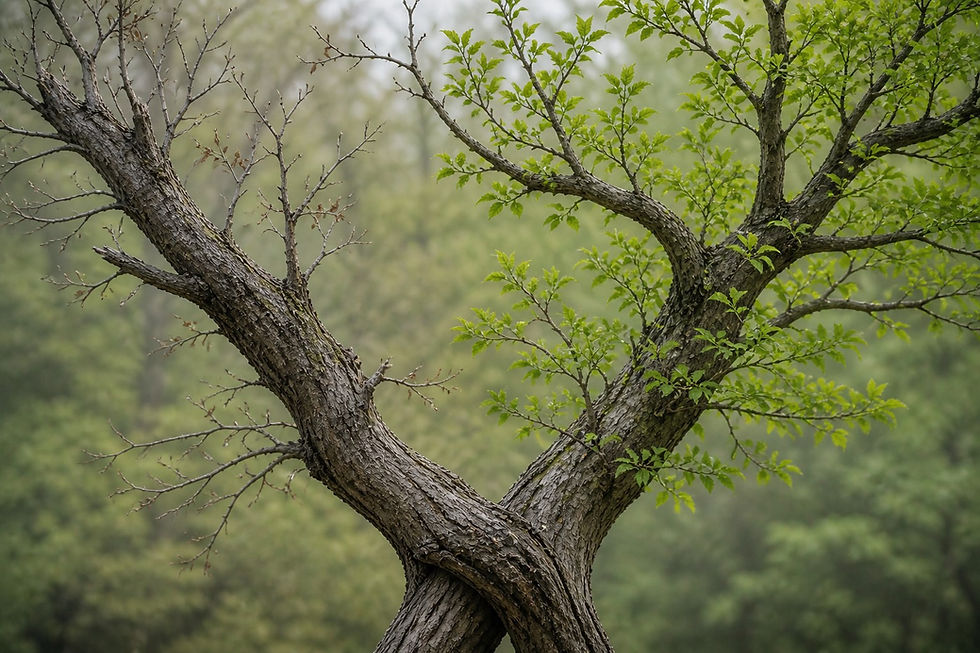 Neuroplasticity: the brain, like a tree can grow new branches and reroute life when old ones are damaged.