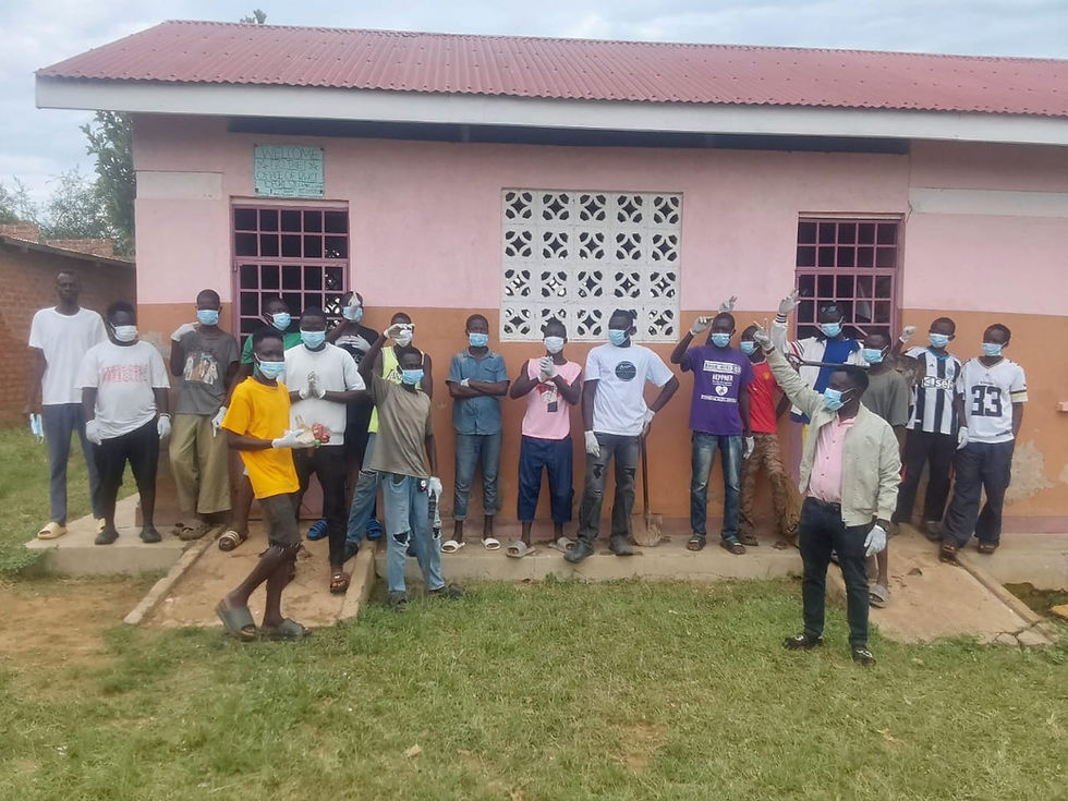 Volunteers in Action — Keeping Rhino Camp Clean