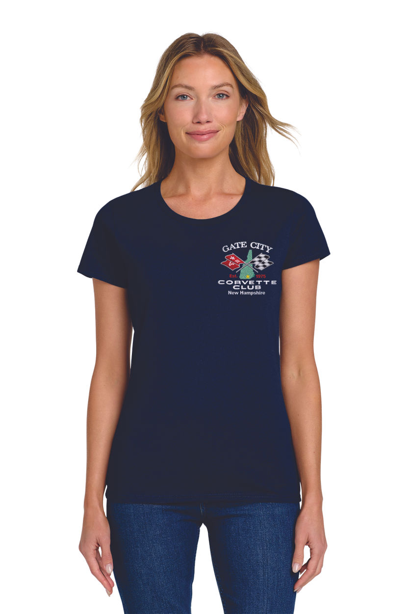 Gate City Corvette Club Women's Heavy Cotton™ 100% Cotton T-Shirt