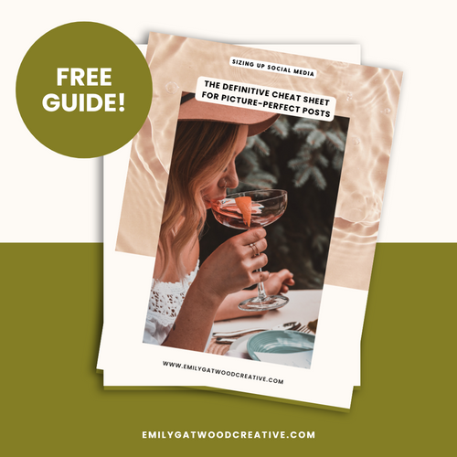 Social Media Dimensions Cheat Sheet EmilyGatwoodCreative