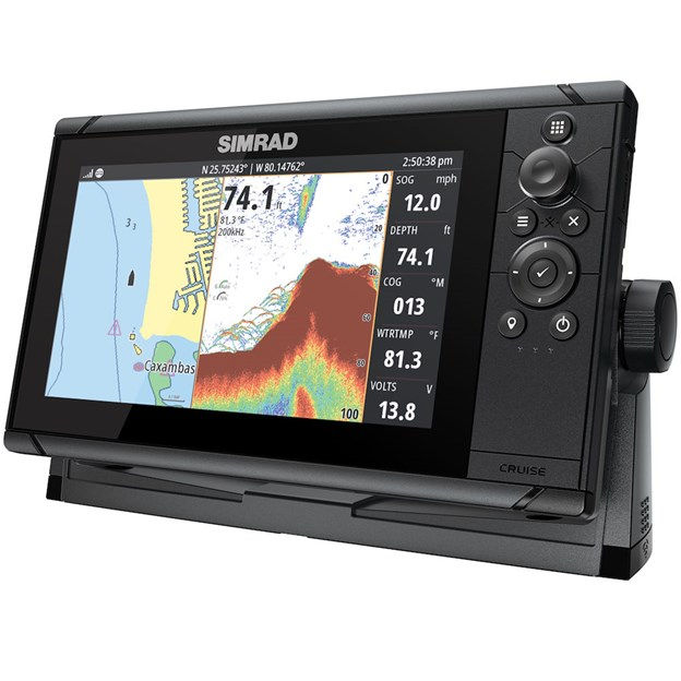 Thumbnail: MONITOR MULTIFUNCIONAL CRUISE 9 SIMRAD C/TRANSDUTOR 83/200Khz