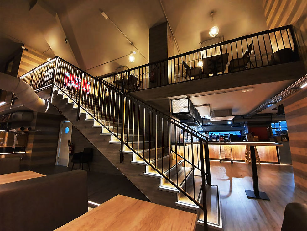 Restaurant Redbar Sabadell en linéaires intérieurs