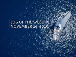 Sailing News November 2025 – Sailoscope Log of the Week