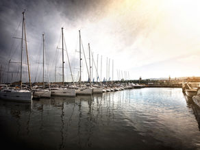 Sailboat cabin interior after rain showing typical damp conditions on a cruising boat