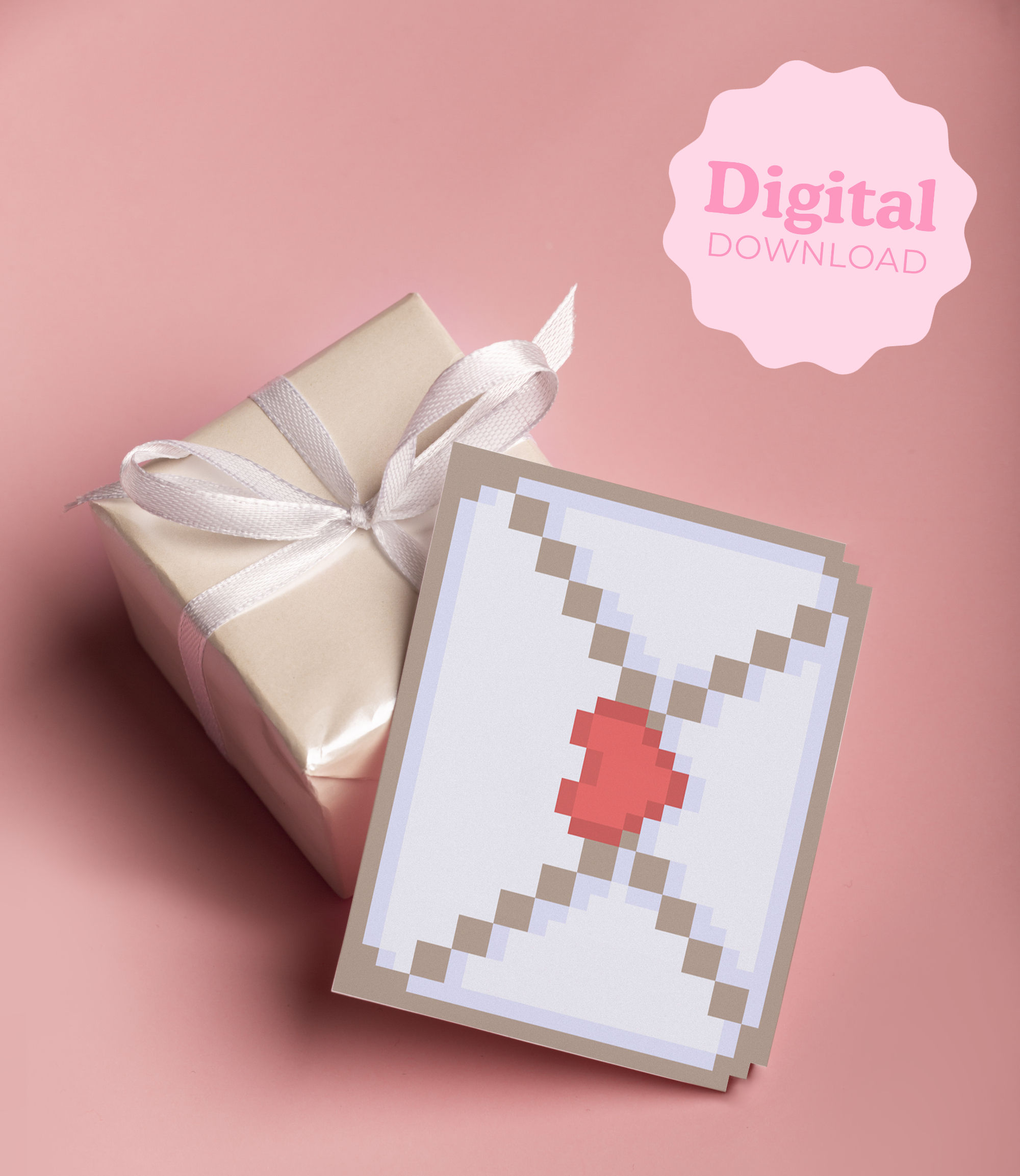 Valentine's Card - cute letter