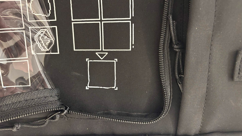 Thumbnail: B-GRADE : Black Inventory ita bag : waterproof