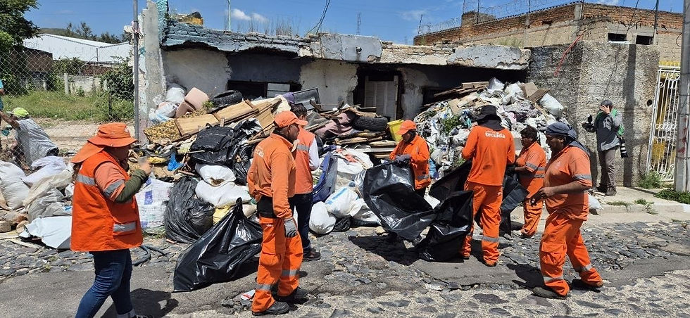 Retiran 22 toneladas de basura y detienen a dos infractores en operativo Alerta Limpia en Guadalajara