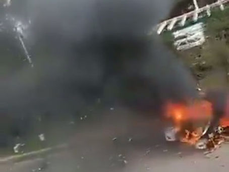 Explosión en la México-Toluca: Pirotecnia en Taxi Deja Tres Lesionados