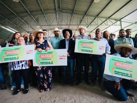 Tlajomulco entrega apoyos económicos históricos a productores de maíz y apicultores