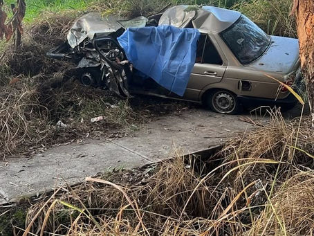 Fatal accidente vehicular en la carretera libre Guadalajara–Colima a la altura de Tonila