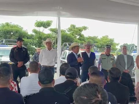 Entrega Pablo Lemus 56 patrullas nuevas