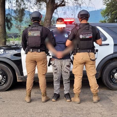 Policía Estatal de Caminos detiene a presunto generador de violencia en Zapotlán el Grande