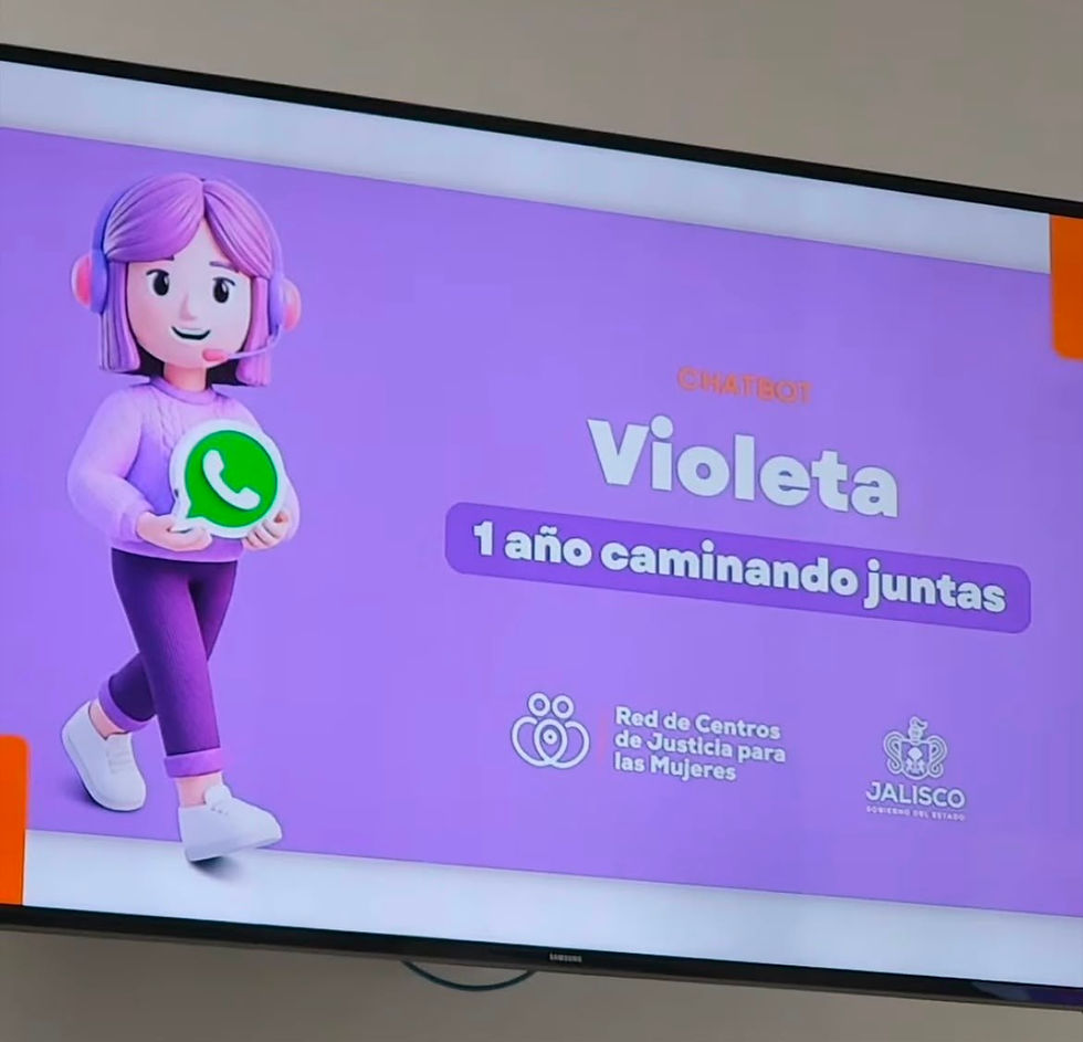 Chatbot Violeta cumple un año apoyando a mujeres en Jalisco con orientación y atención ante violencia