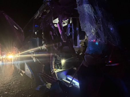 Saldo de 11 lesionados tras choque de autobús en San Juan de los Lagos