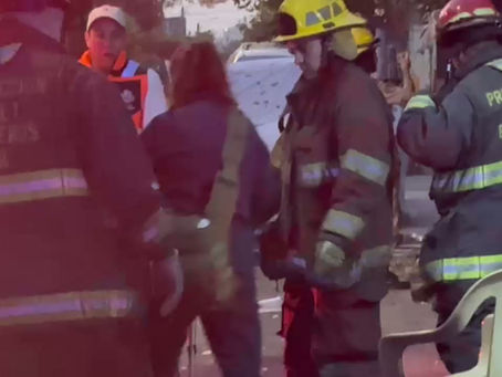 Incendio en negocio de Guadalajara deja una persona con quemaduras graves