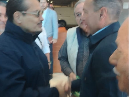 Juan Huerta Pérez y Pablo Lemus abordan agenda laboral y transporte público