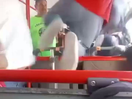 Chofer de transporte en Zapotlán el Grande retira a presunto acosador