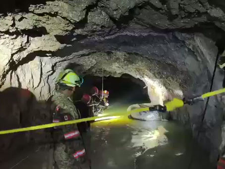 Equipo USAR Jalisco intensifica labores de rescate en mina Santa Fe