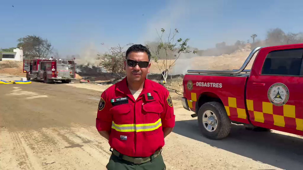 Entrevista con Antonio Jiménez Salcedo sobre el control del incendio en el vertedero de Puerto Vallarta