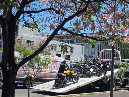 Comisaría Vial reporta resultados de operativo contra motociclistas infractores