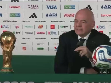 Gianni Infantino agradece a Claudia Sheinbaum por el apoyo de México de cara al Mundial 2026