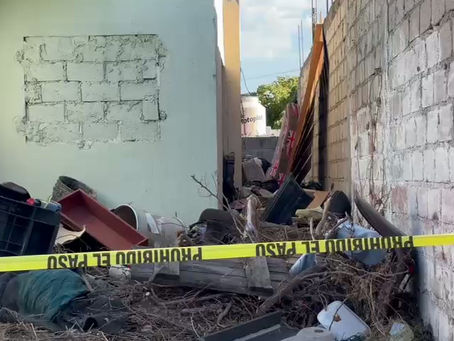 Localizan osamenta en finca abandonada del fraccionamiento Hacienda Santa Fe