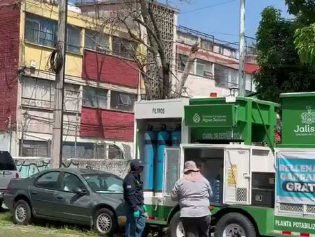 Instalan planta de rellenado gratuito de garrafones de agua en Tlaquepaque