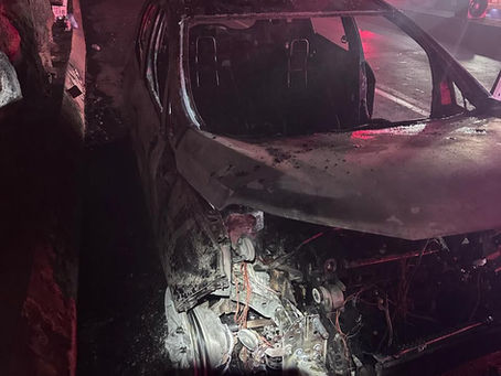 Incendio vehicular provoca cierre total del túnel en Lázaro Cárdenas y San Ignacio