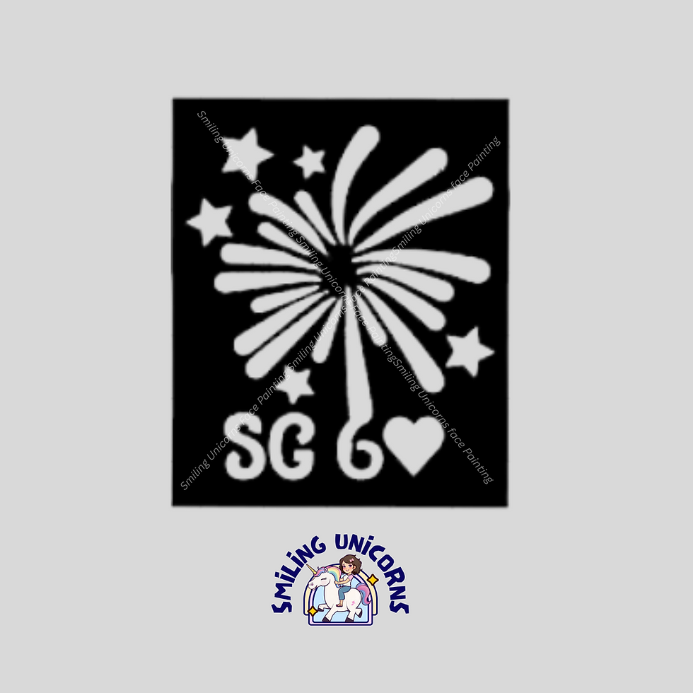 Thumbnail: Glitter Tattoo Stencils - National Day Special SG60