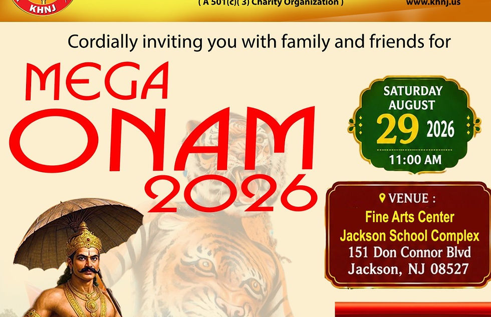 KHNJ Mega Onam, 2026