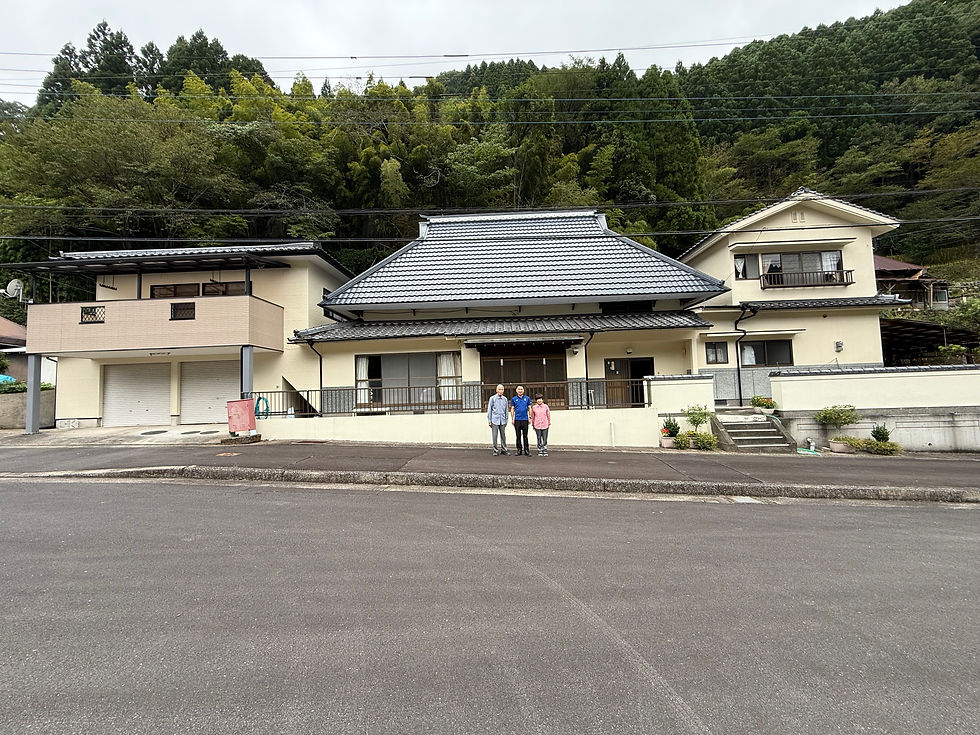 Before・After写真には「大分県H様邸の外壁塗装工事ビフォーアフター