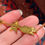Thumbnail: Gold Arrow Brooch With Diamond Star