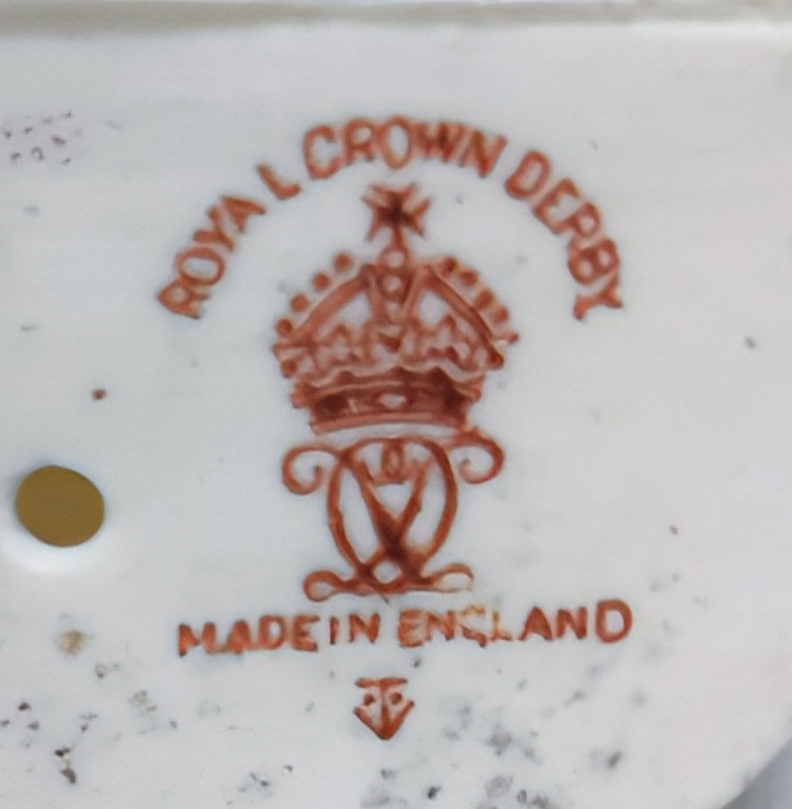 Thumbnail: Pretty Little 'Royal Crown Derby' Menu Tablet