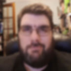 Portrait of man with glasses, beard and moustache