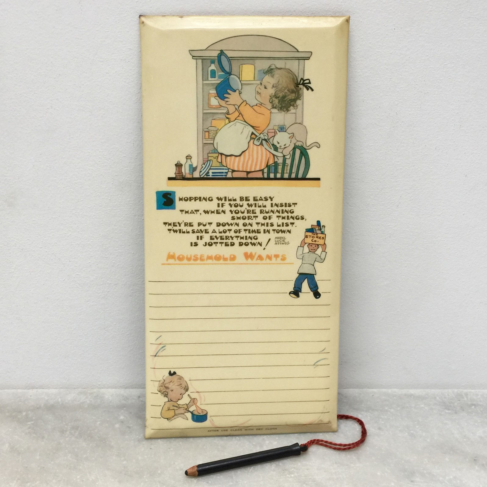 Mabel Lucie Attwell 'Household Wants'