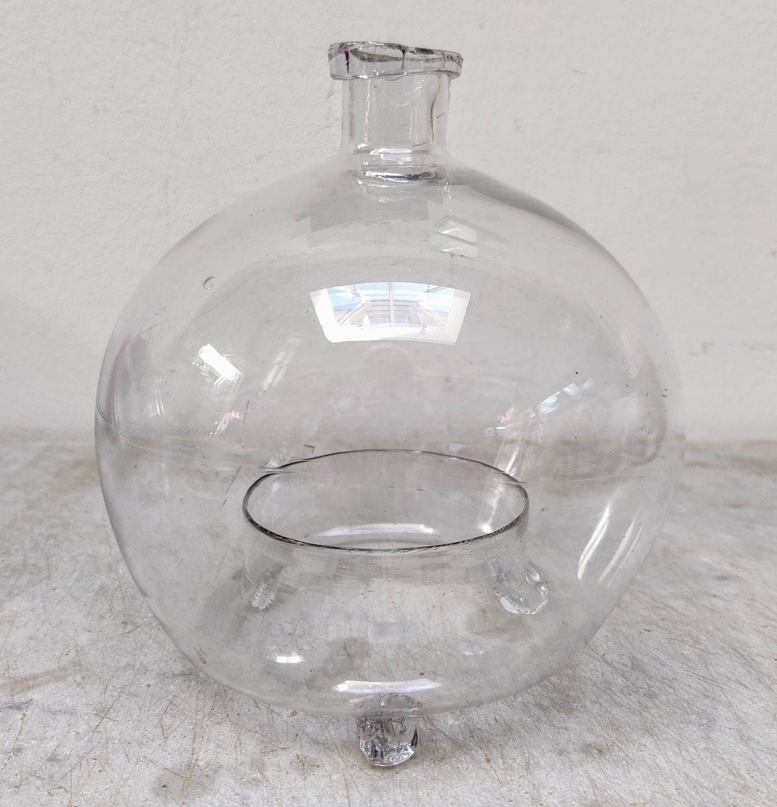 Fine Hand Blown Continental Glass Wasp Trap