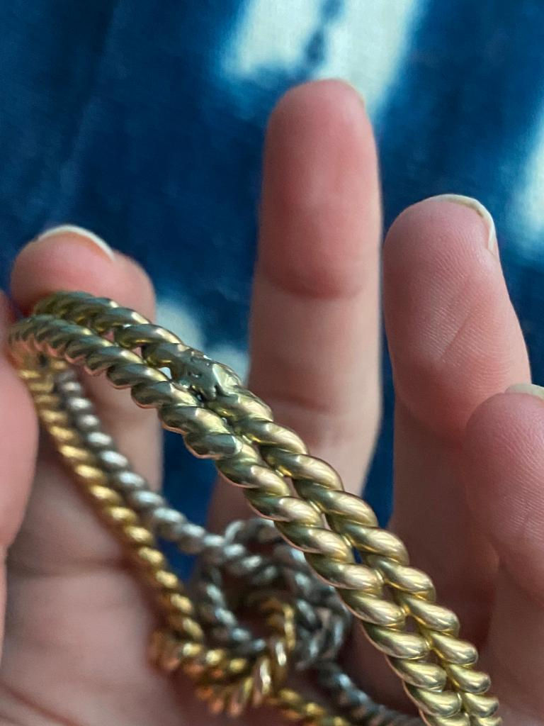 Thumbnail: 18ct Platinum Knot Bracelet