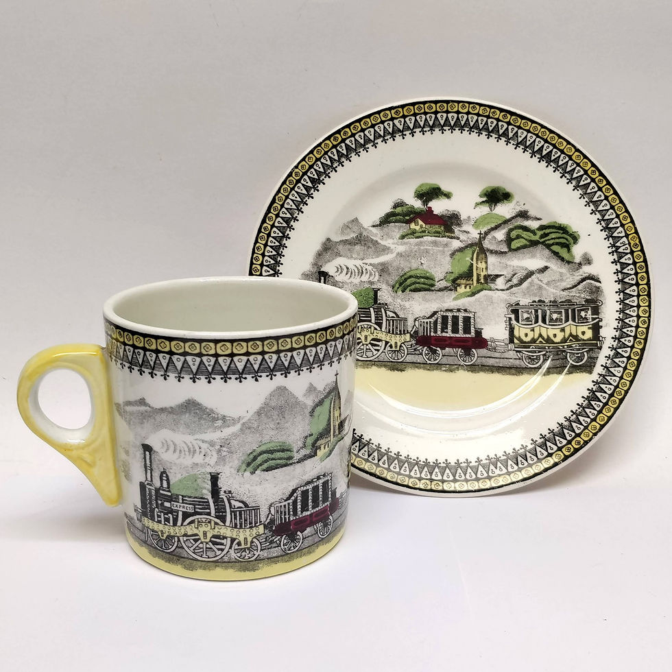 1940's Railway Plate And Mug