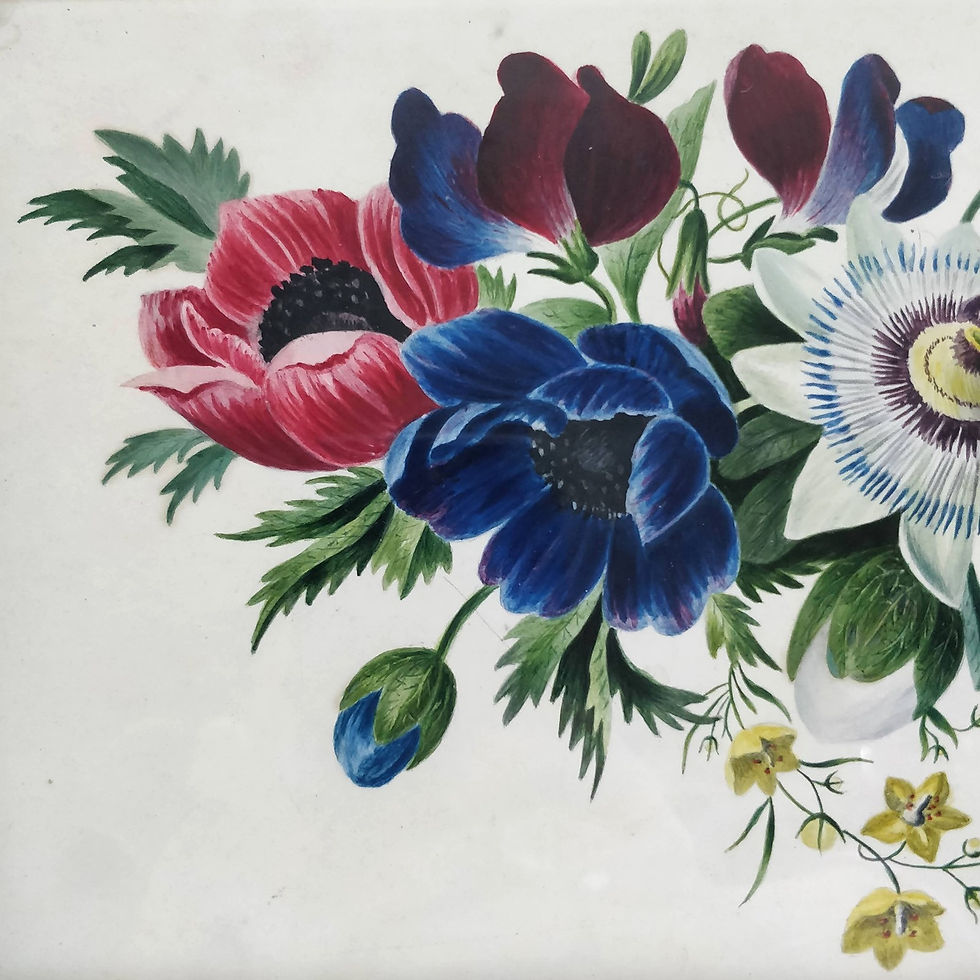 Thumbnail: Floral Watercolour c1830-40