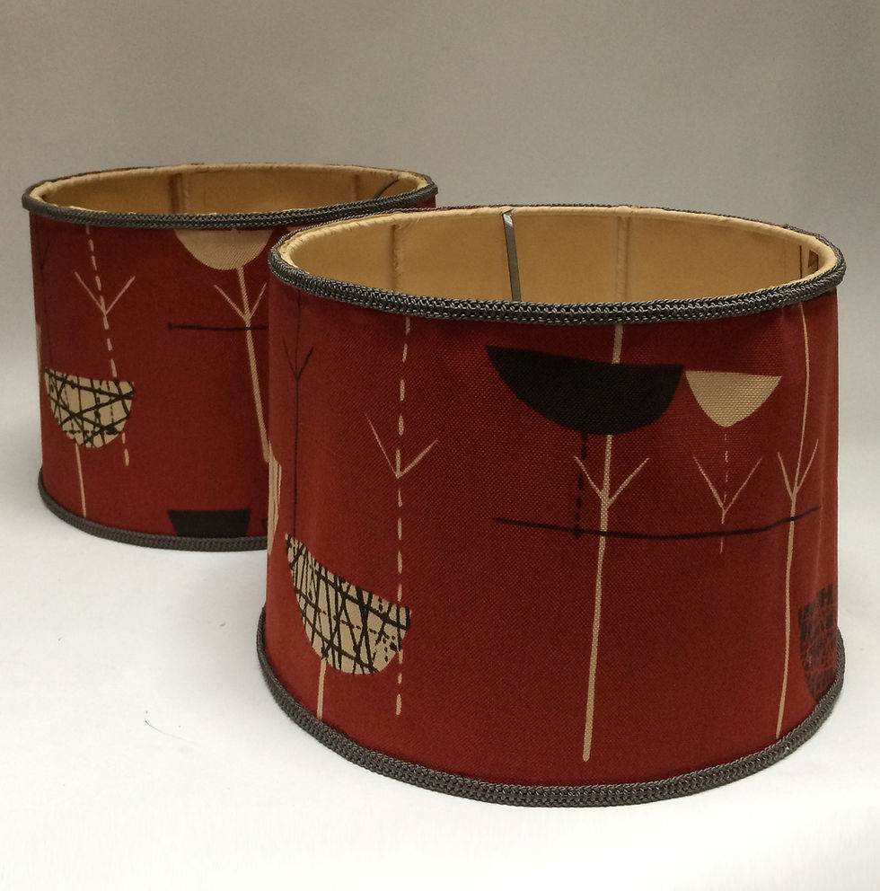 Thumbnail: Pair Of Mid Century Lampshades