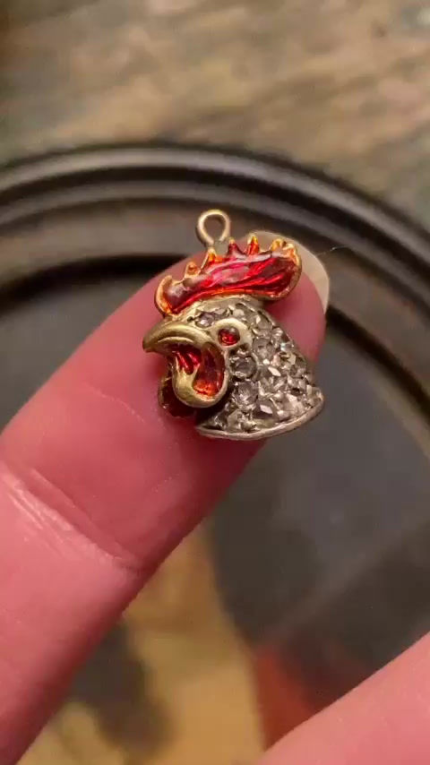 Thumbnail: Diamond & Enamel Rooster