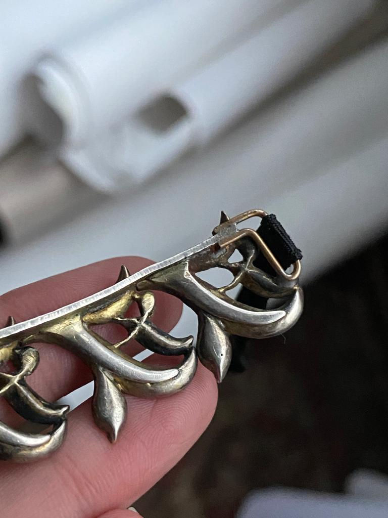 Thumbnail: C18th Garnet Tiara With Garnet Star (to be worn as necklace)