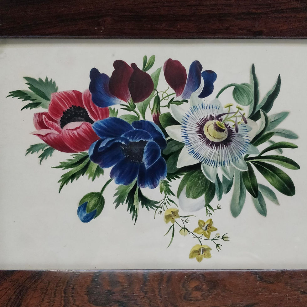 Thumbnail: Floral Watercolour c1830-40