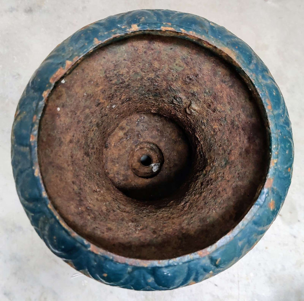 Thumbnail: Lovely Heavy French Cast Iron Urn