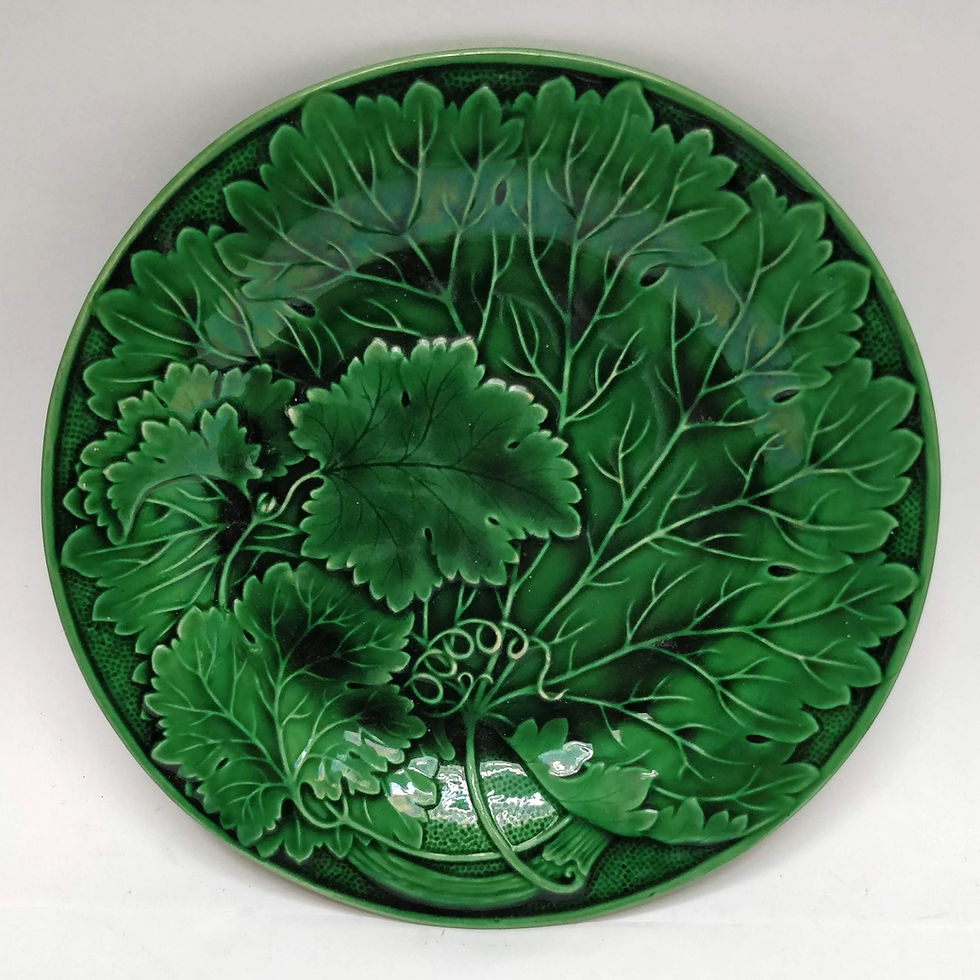 Thumbnail: A Set Of Six Majolica Plates
