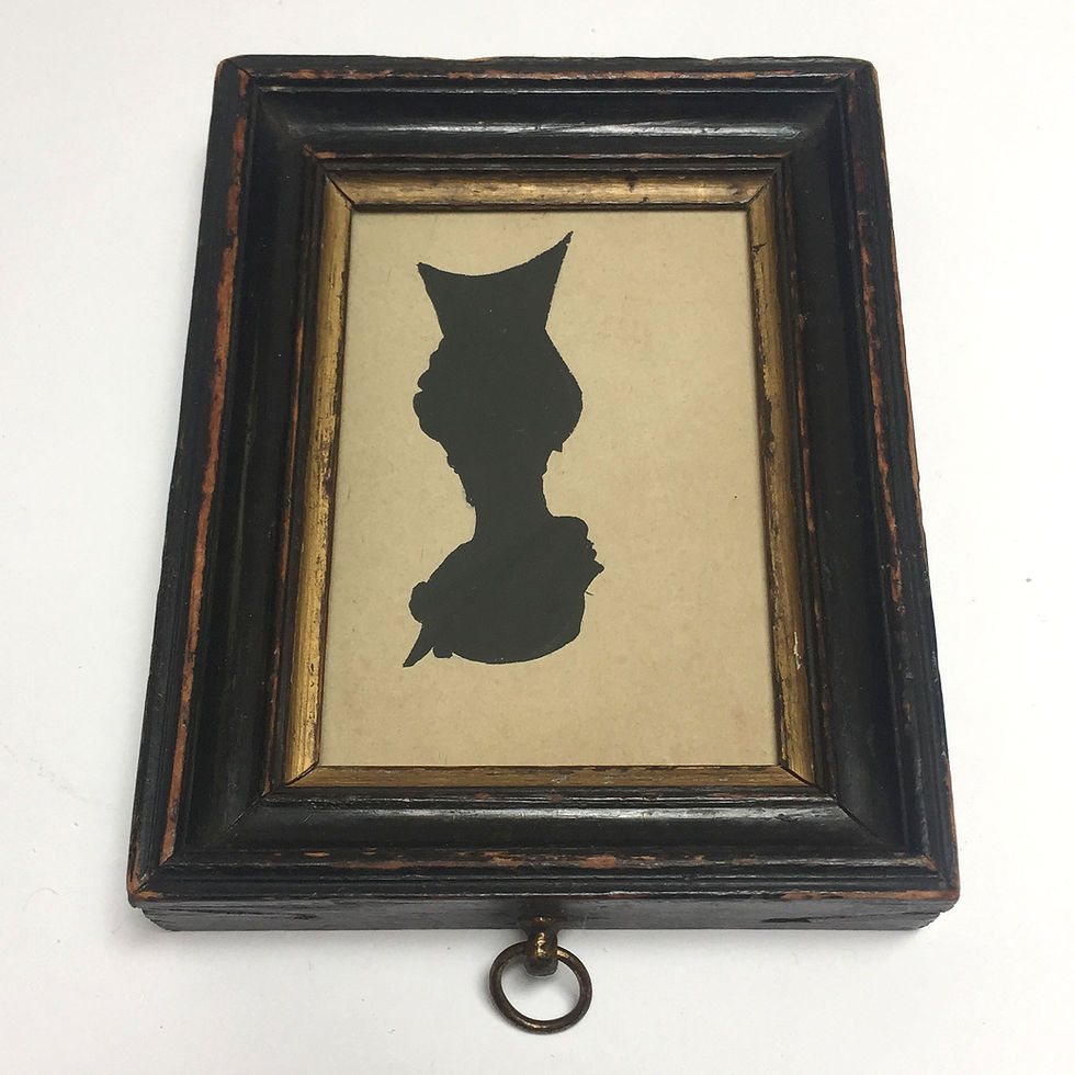 Thumbnail: Early 19th Century Silhouette Of A Young Lady