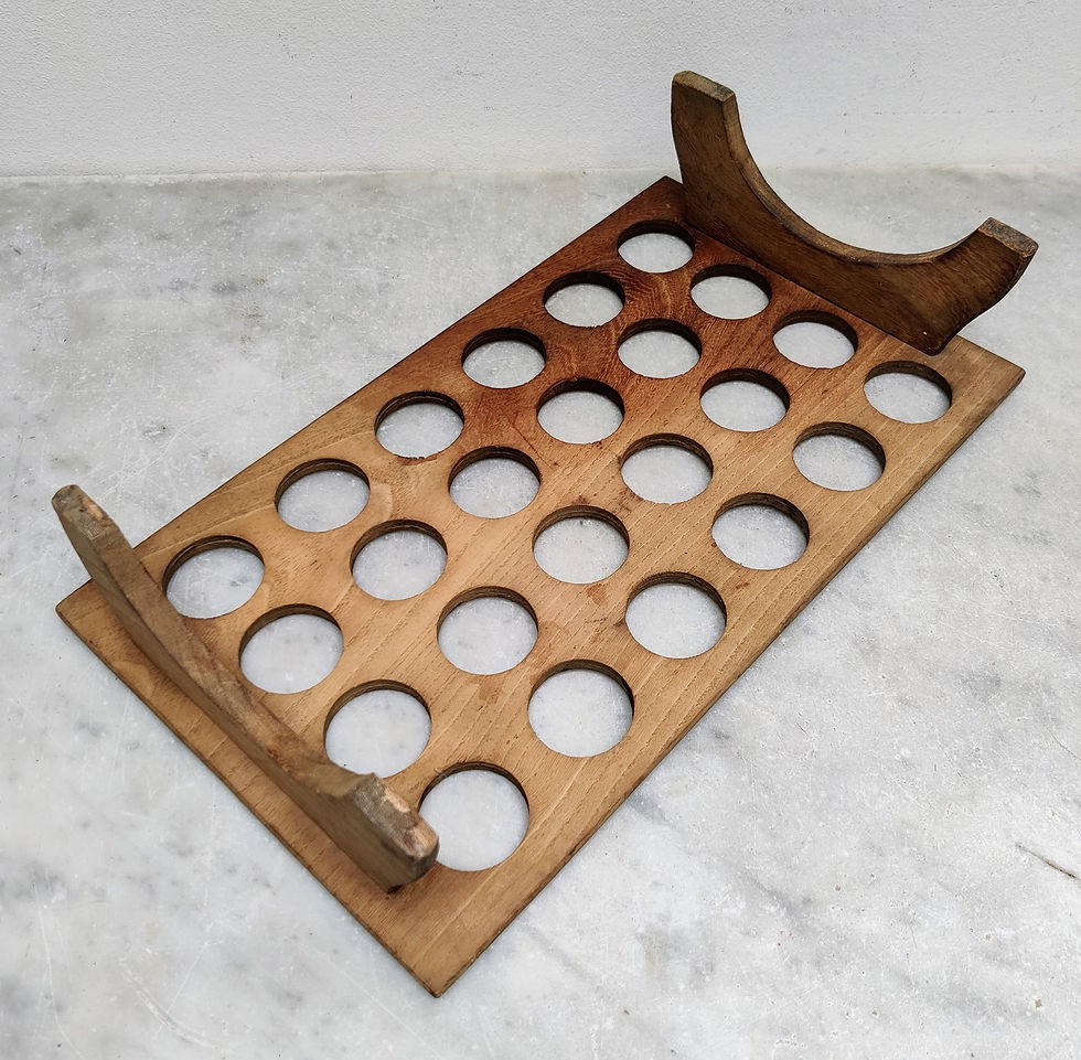 Thumbnail: Wooden Egg Rack For Two Dozen Eggs