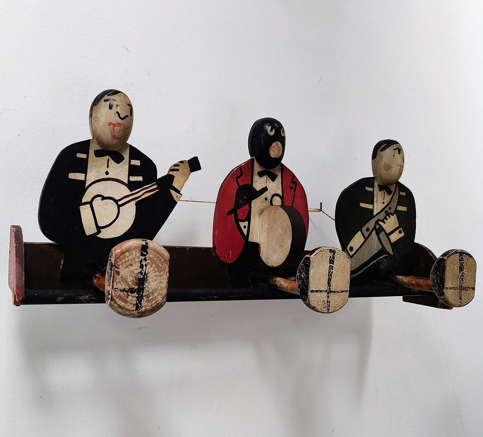 Thumbnail: 'Jazz Age' Musicians Coat Pegs