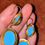 Thumbnail: Turquoise Glass Cameo Of Cherubs Earrings